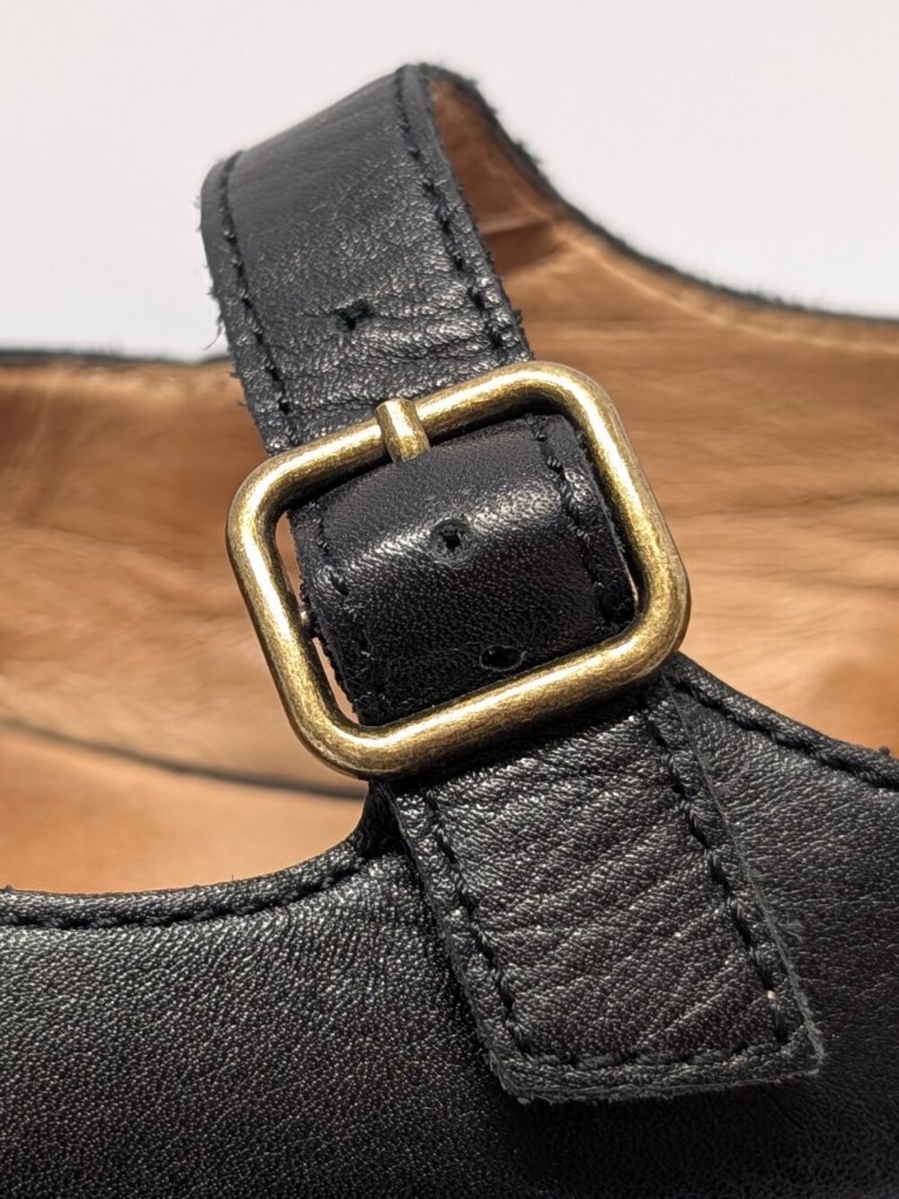 Madewell The Freya Platform Lugsole Mary Jane in True Black - Picture 5 of 16